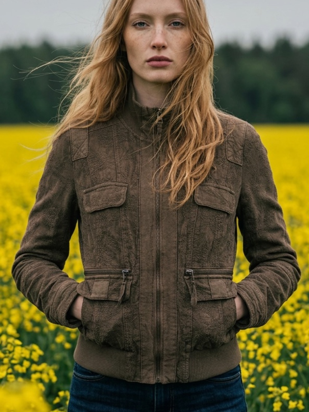 Anthropologie Marrakech Colby Jacquard Bomber Jacket - Brown Taupe